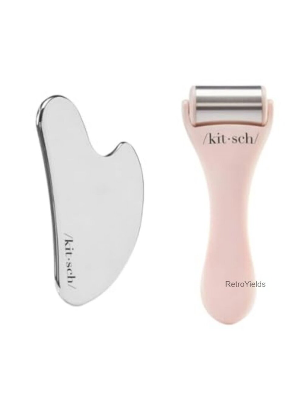 Stainless Steel Gua Sha & Ice Roller Facial Skin Care Tool for Puffiness